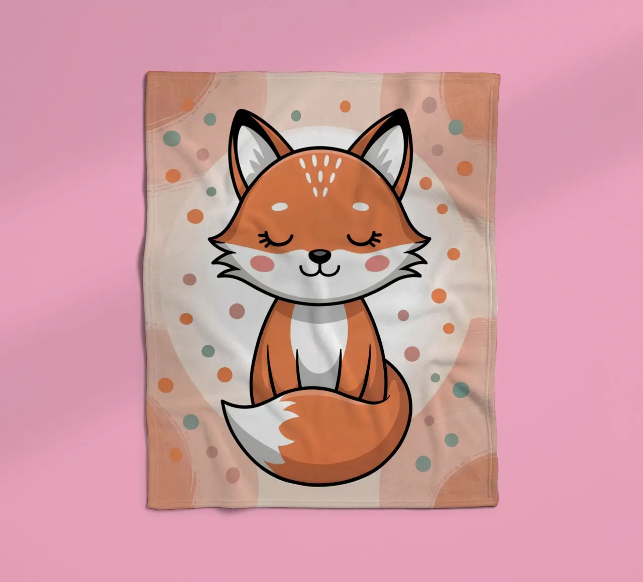 Fuchs Fleecedecke von Damion Francis