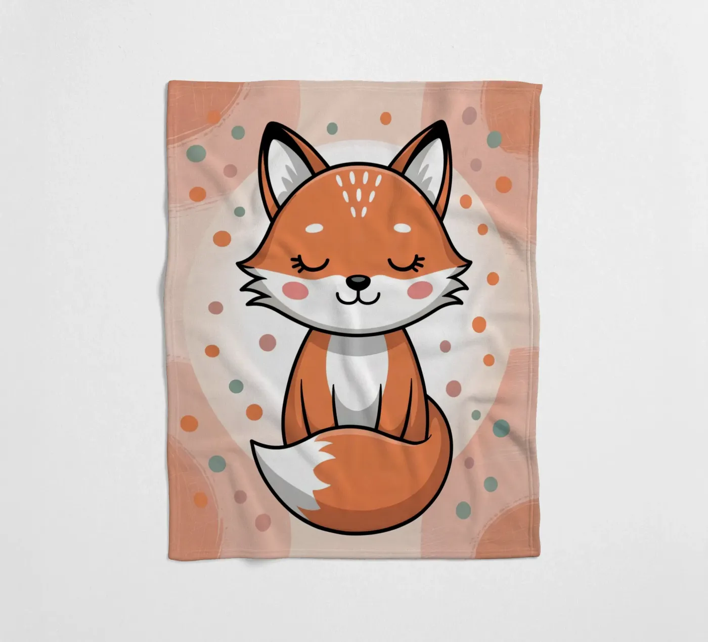 Fuchs Fleecedecke von Damion Francis