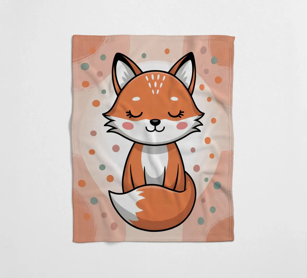 Fuchs Fleecedecke von Damion Francis