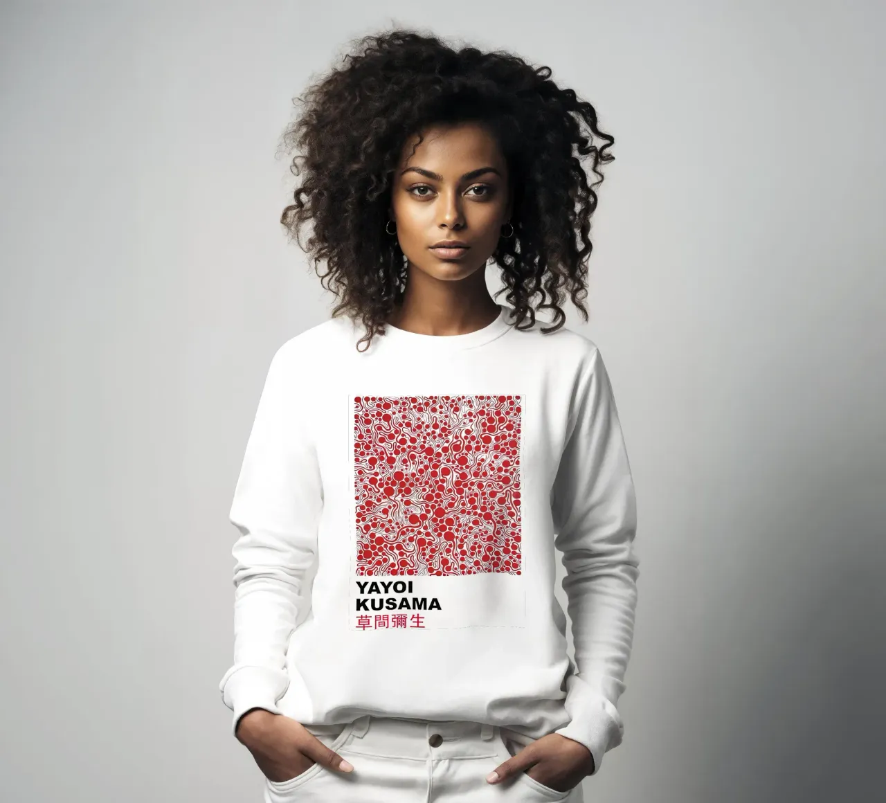 Bolla rossa Yayoi Kusama felpa da Test Store