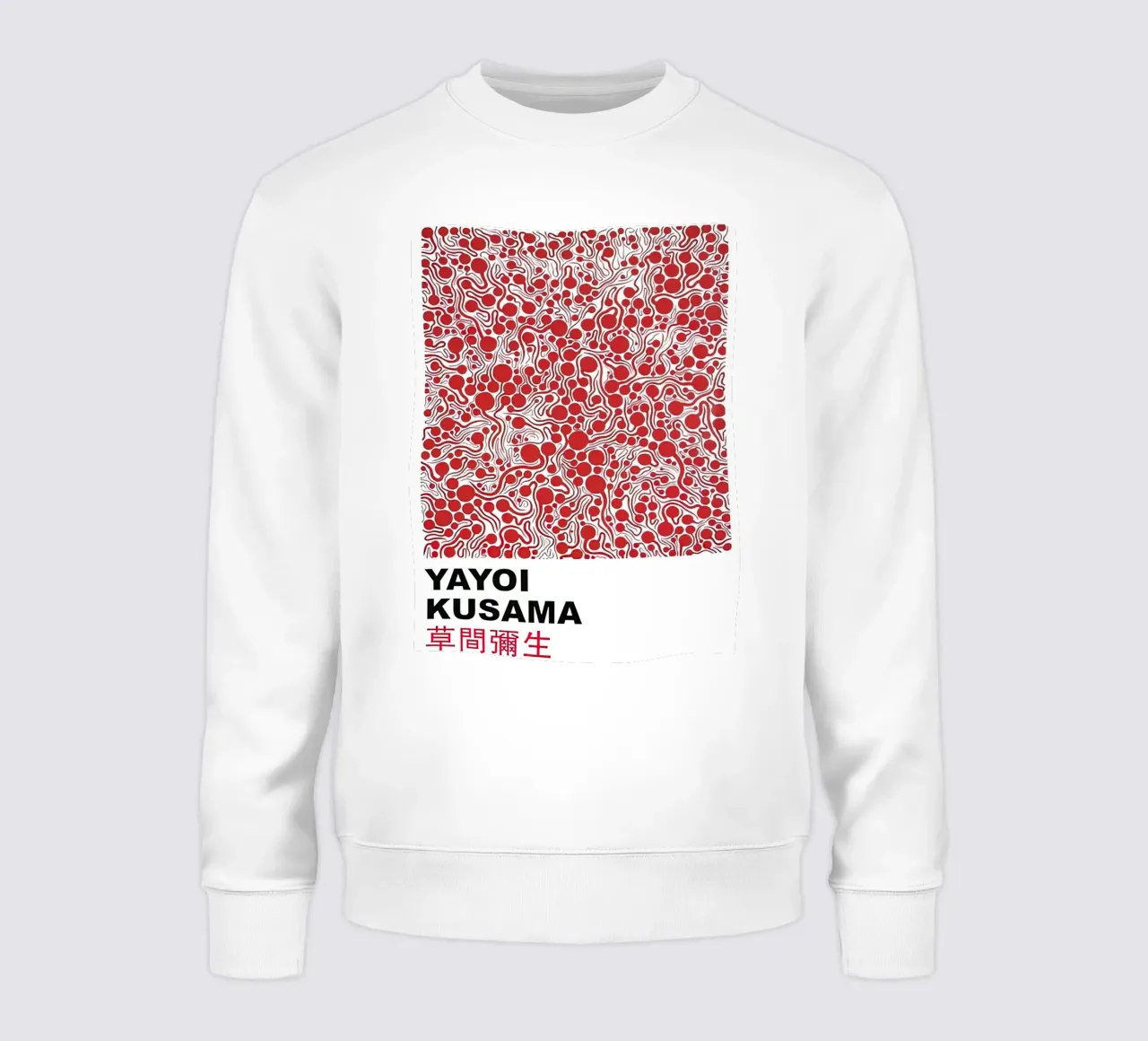 Bolla rossa Yayoi Kusama felpa da Test Store