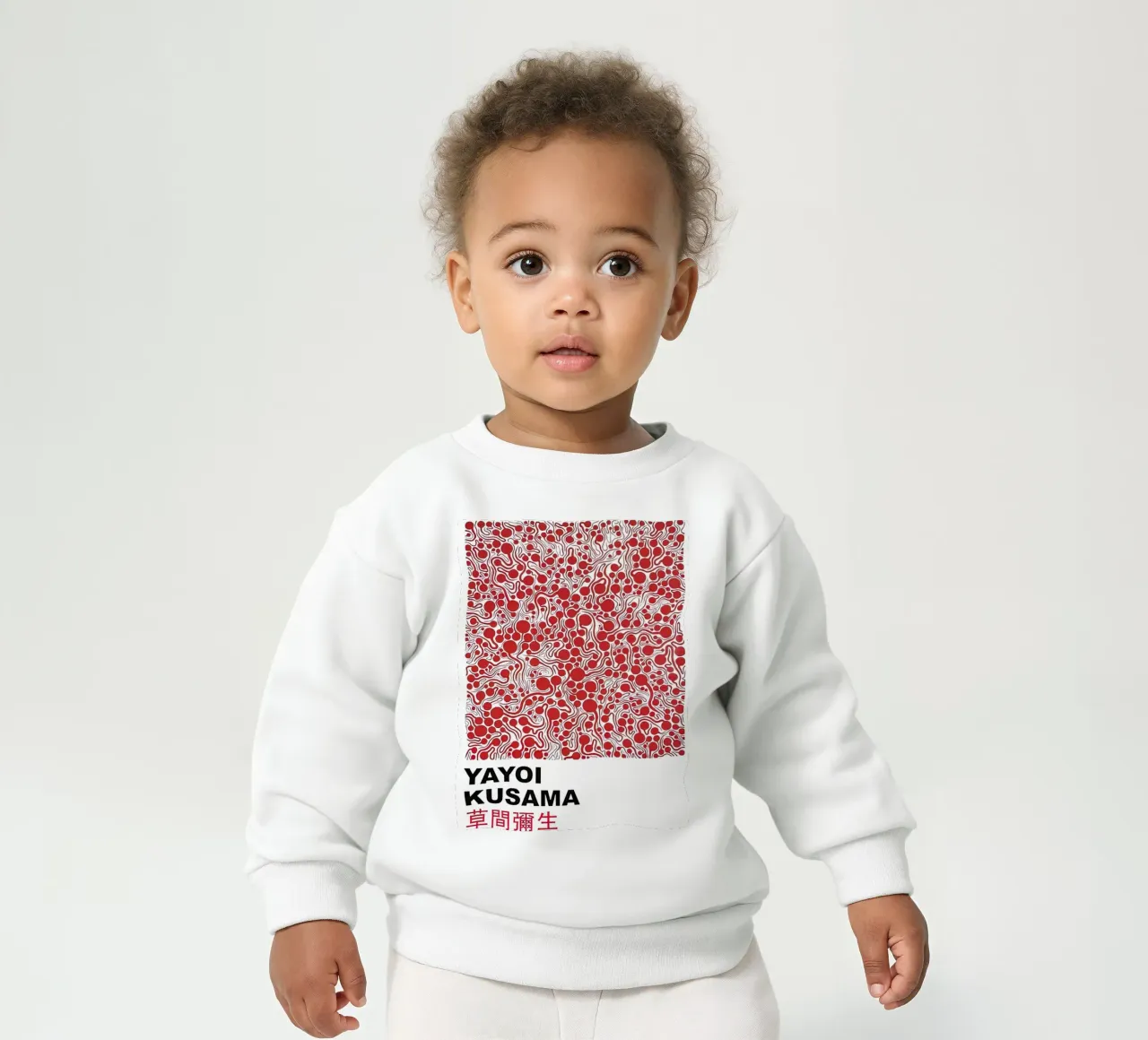 Bolla rossa Yayoi Kusama felpa neonato da Test Store