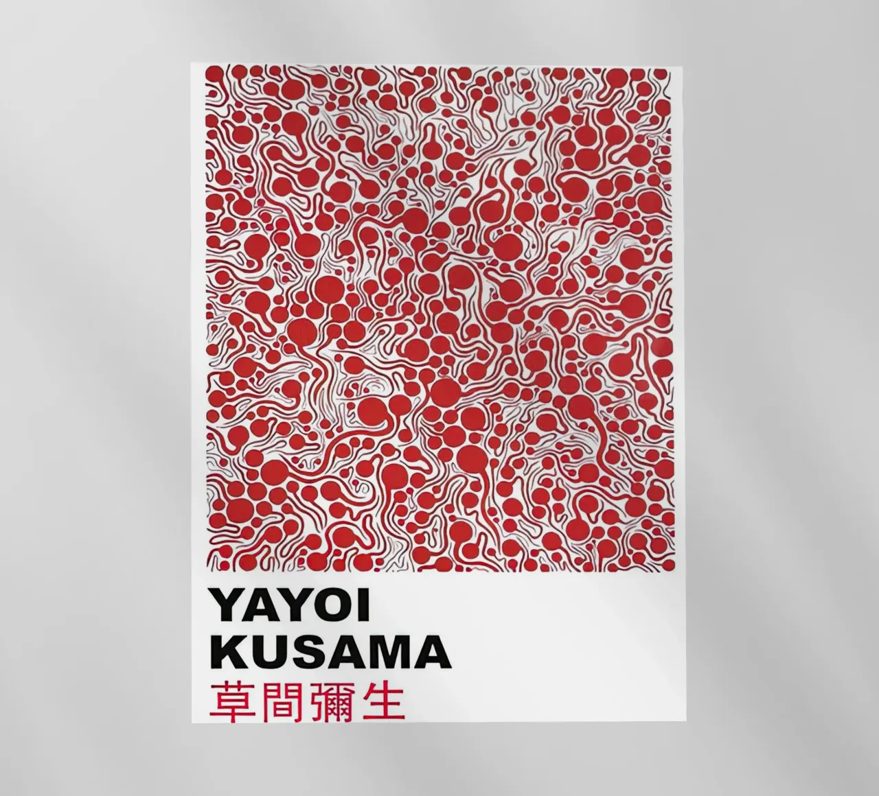 Bolla rossa Yayoi Kusama pellicola backlit da Test Store