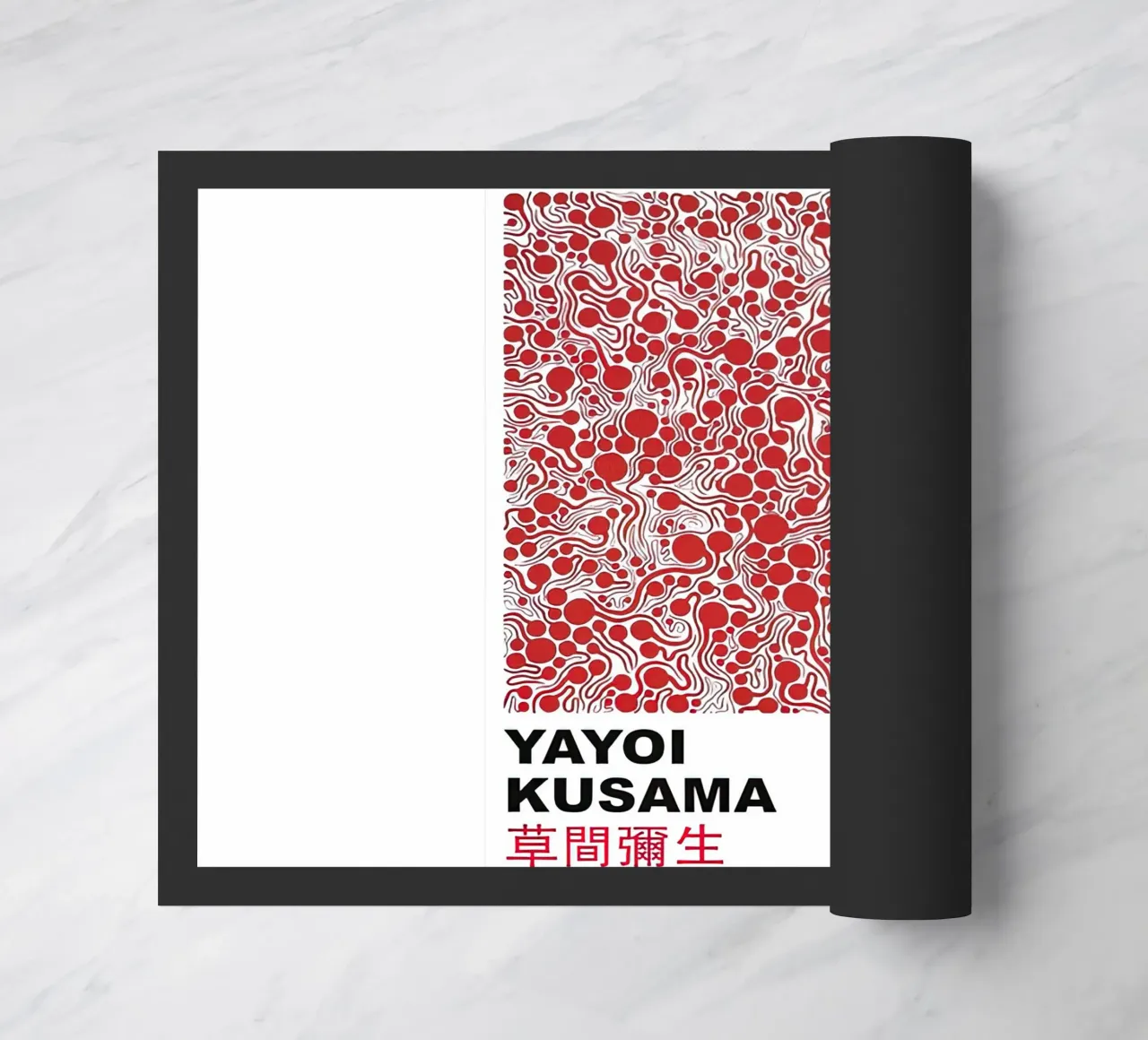 Bolla rossa Yayoi Kusama zerbino da Test Store