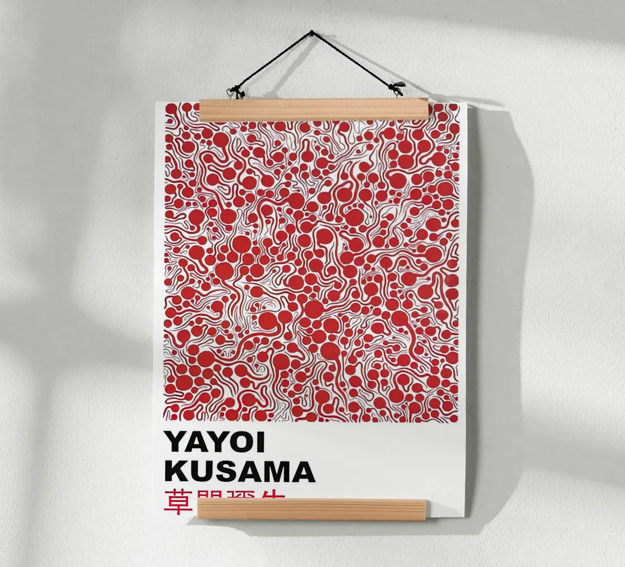 Bolla rossa Yayoi Kusama carta hahnemühle da Test Store