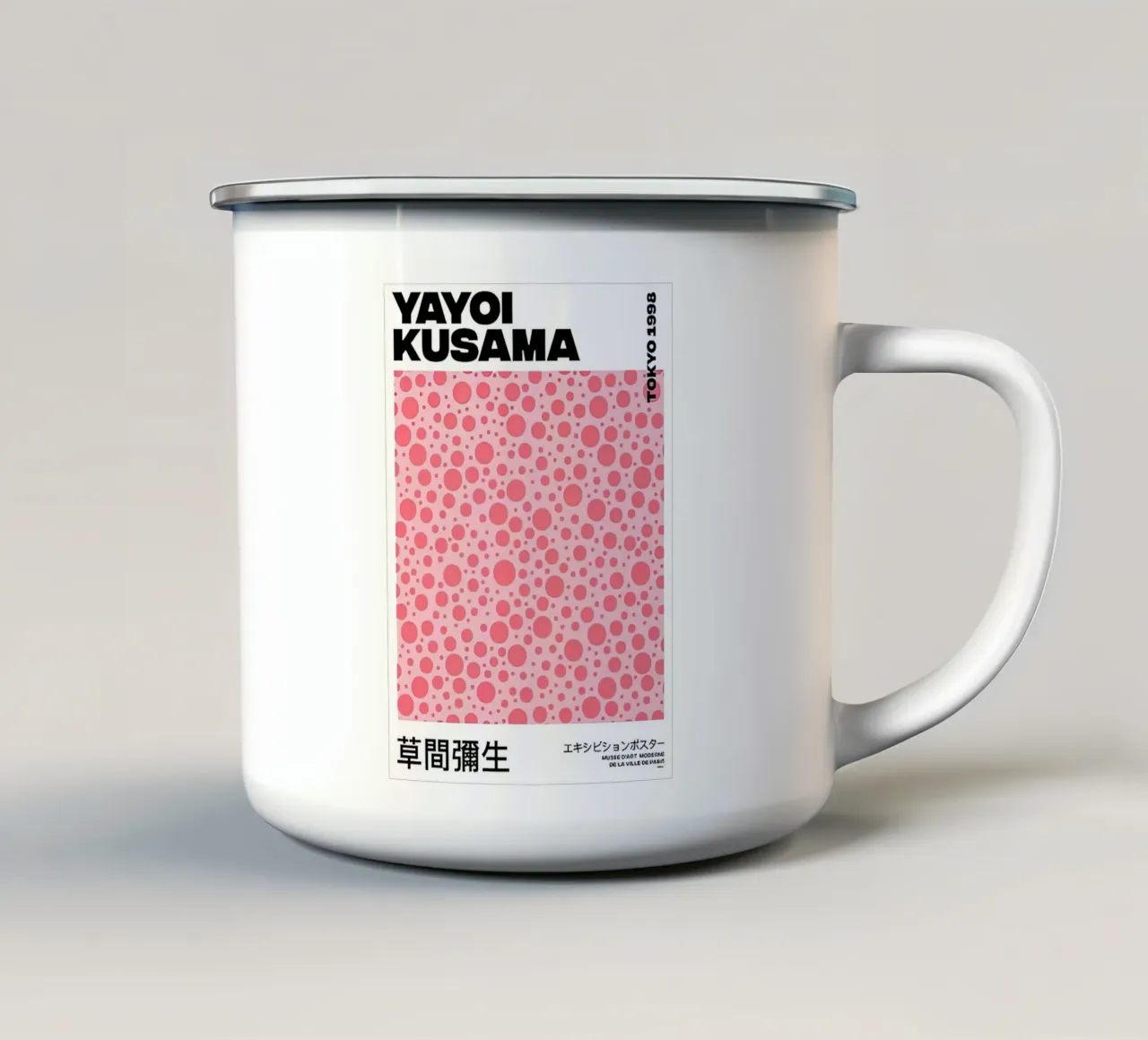 Tokyo 1998 Pink tazza in smalto da Test Store