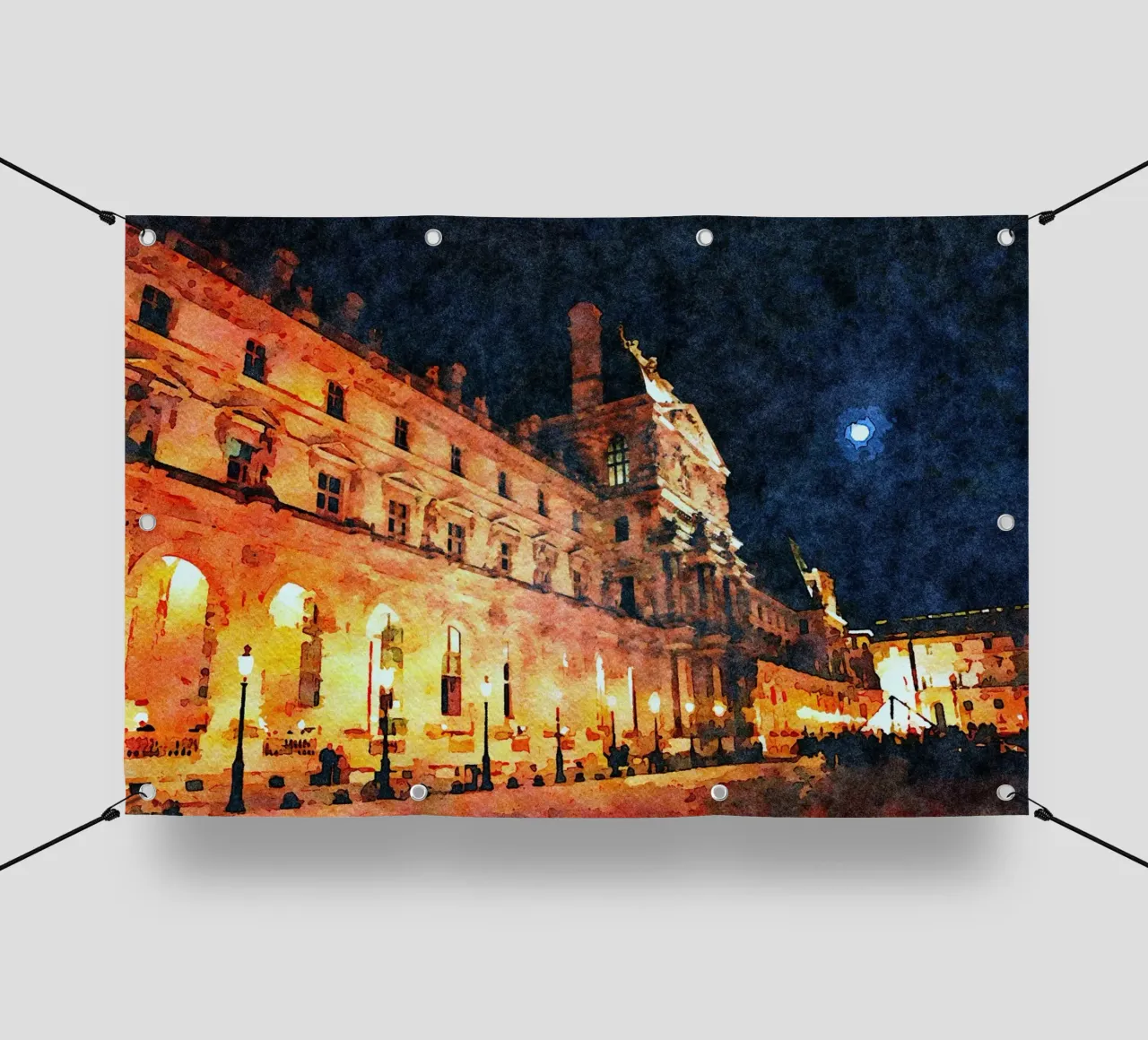 A Parigi telo in pvc da Massimo Frascogna