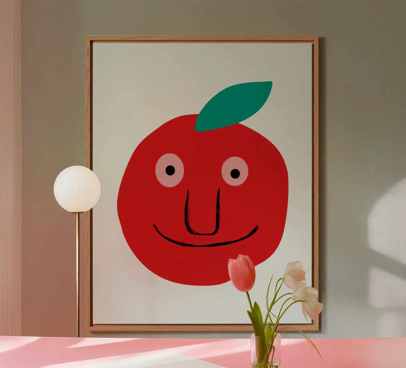 Funny apple forex plate by Little Dean