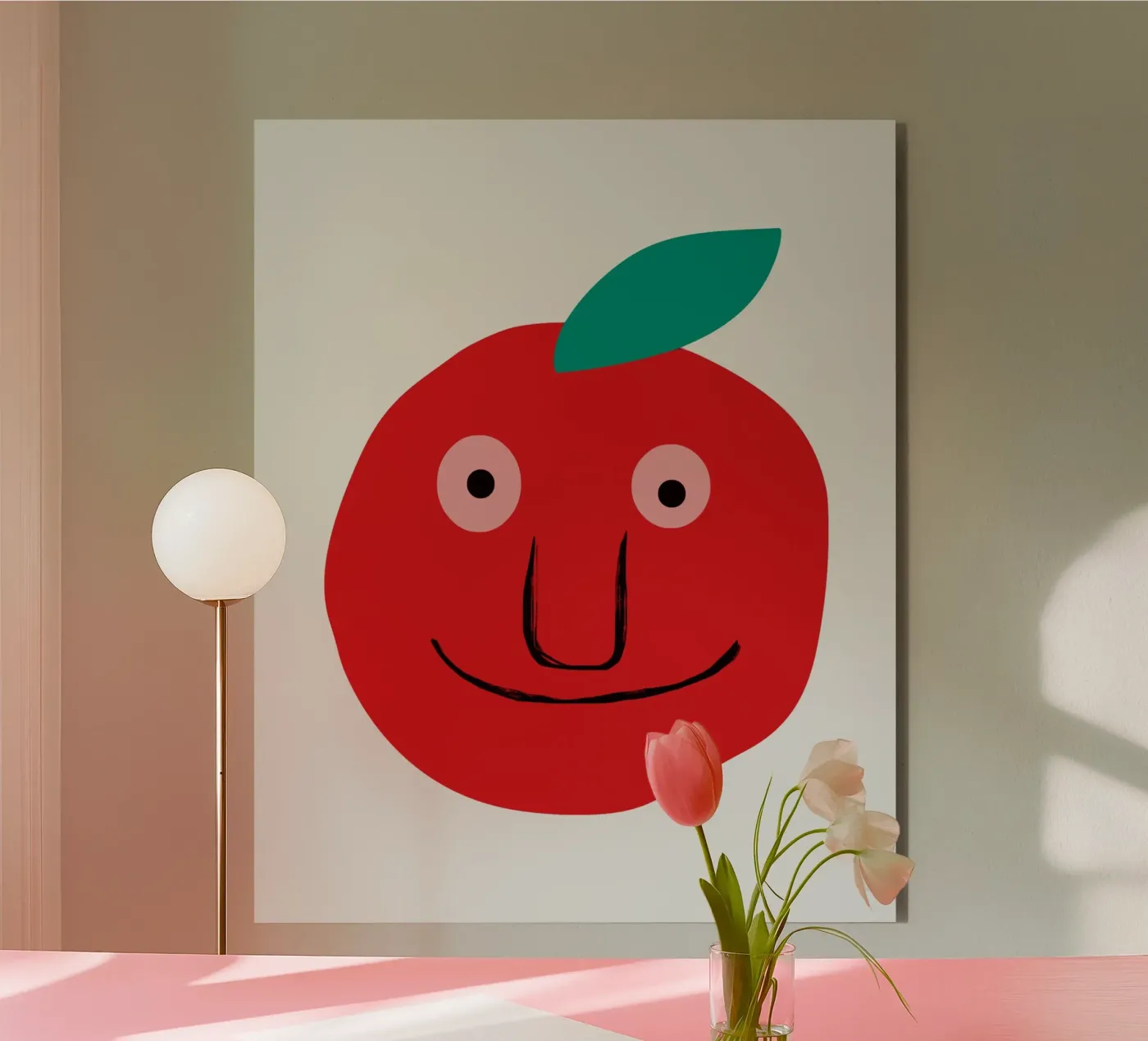Funny apple forex plate by Little Dean