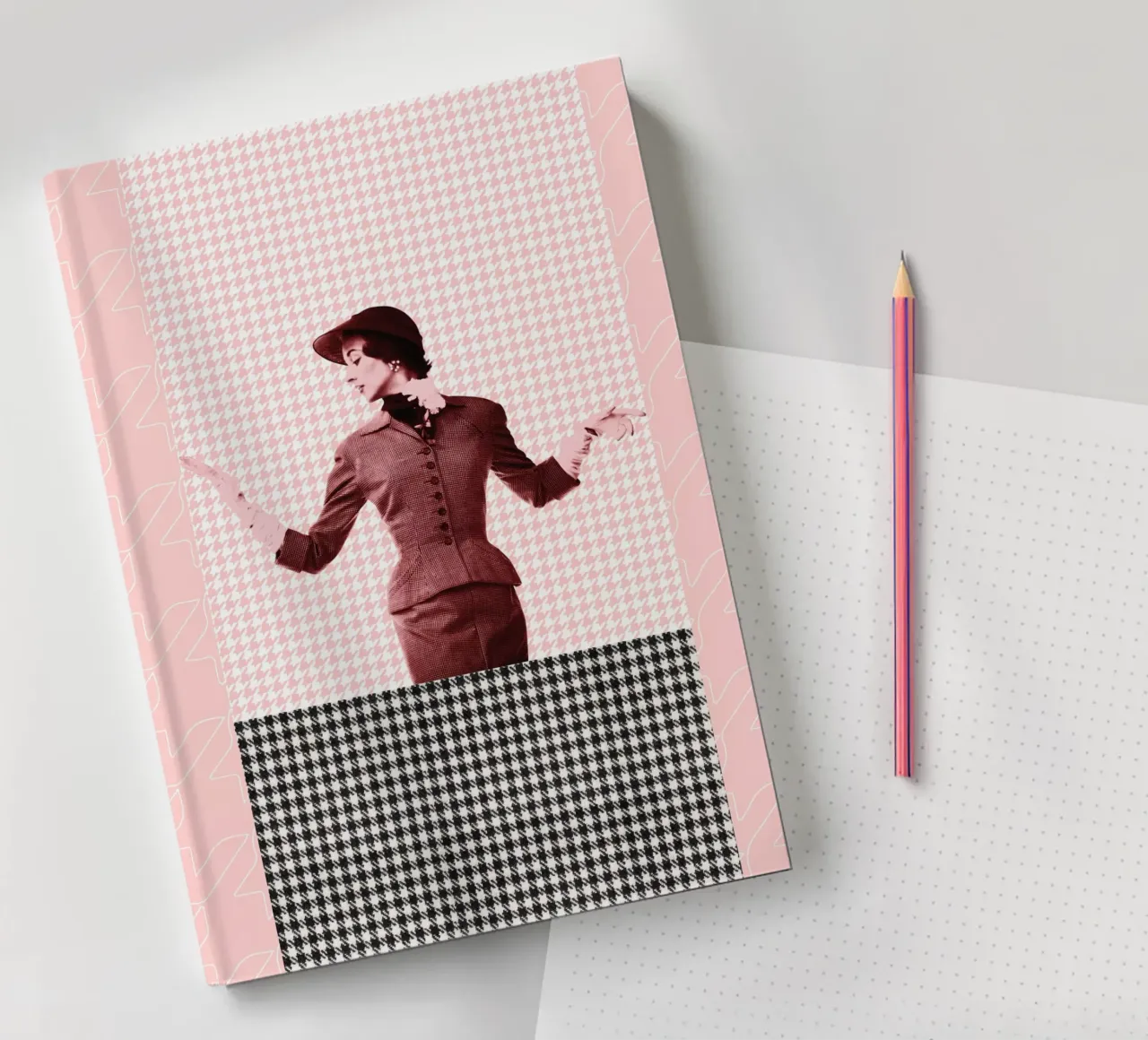 Fashion and Geometry 1 notebook by DesmondBates