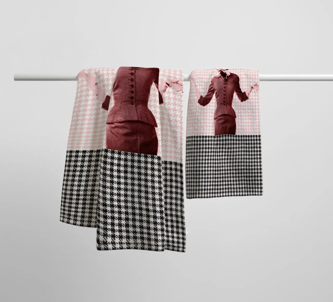 Fashion and Geometry 1 towel by DesmondBates