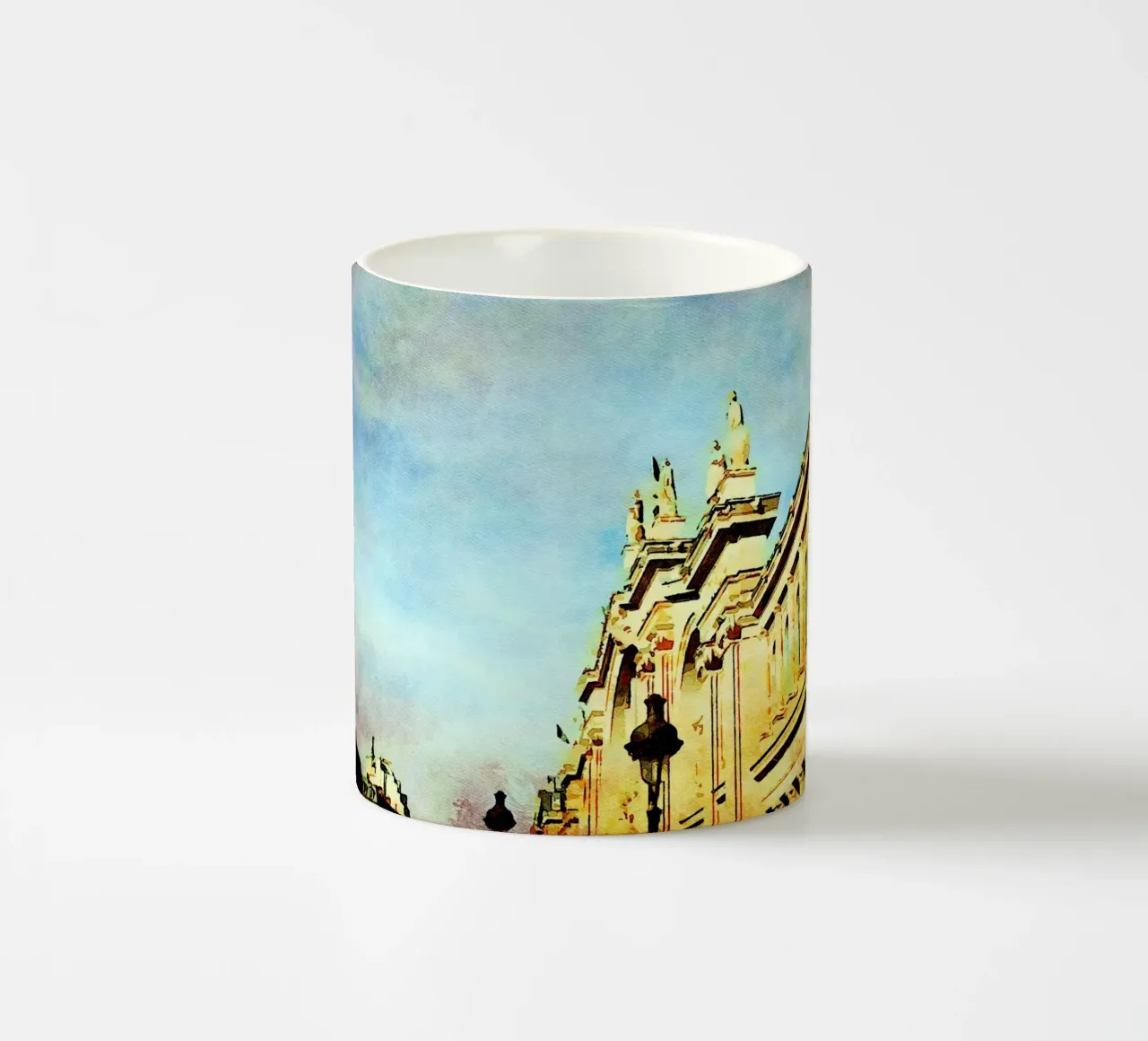 A Parigi tazza in ceramica da Massimo Frascogna