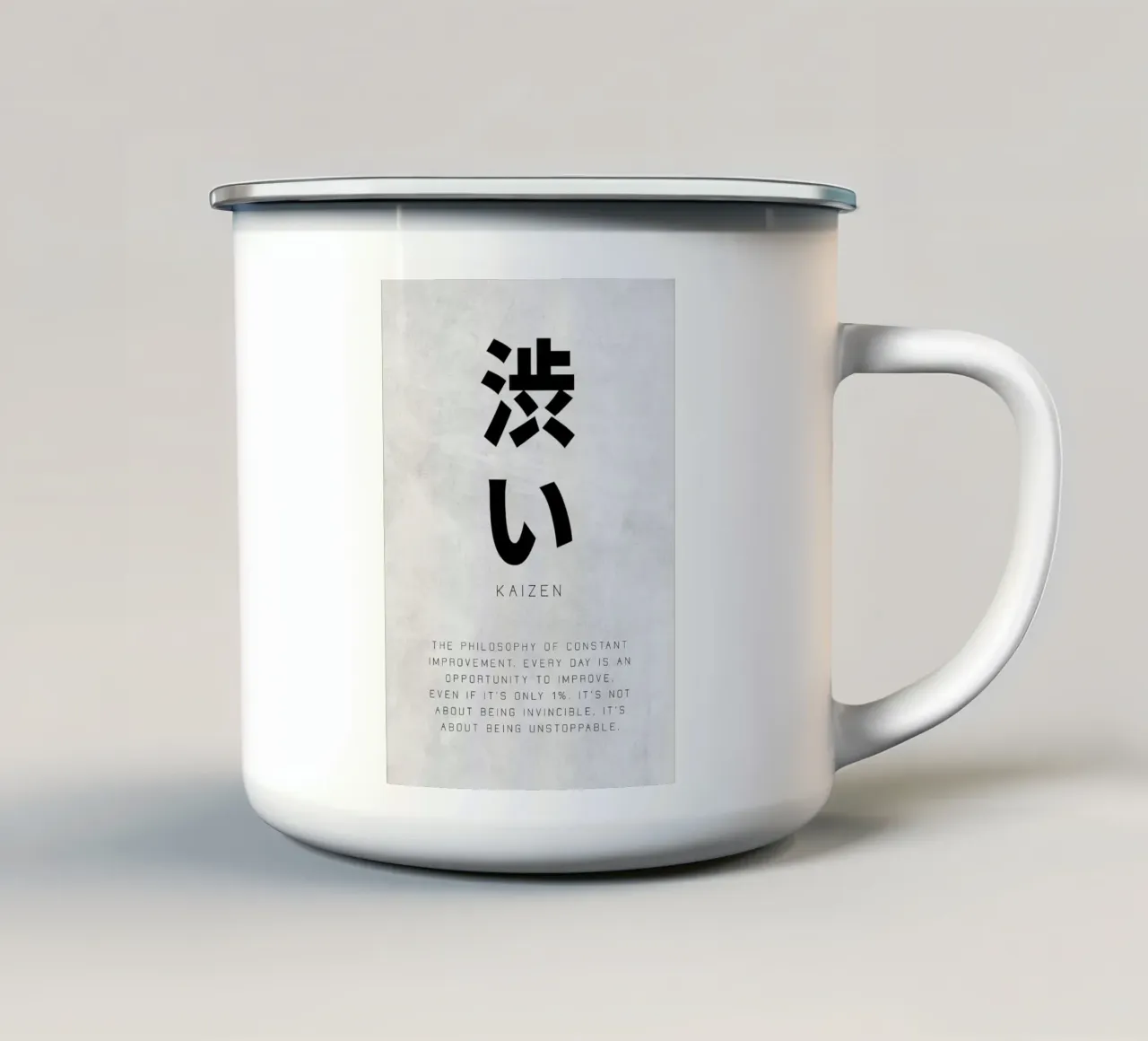 Kaizen, la via giapponese tazza in smalto da apple crumble