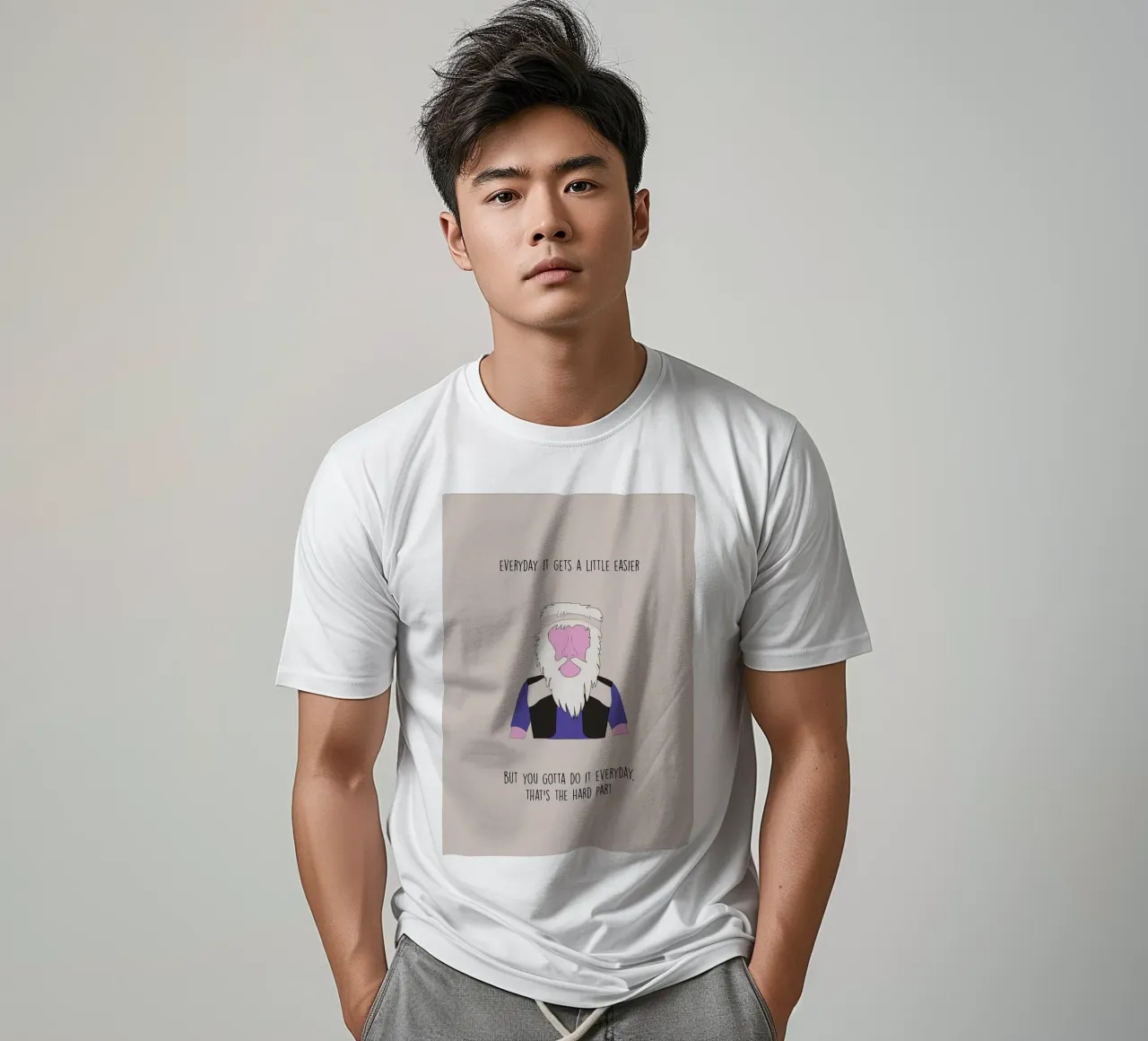 Babbuino che fa jogging t-shirt da apple crumble