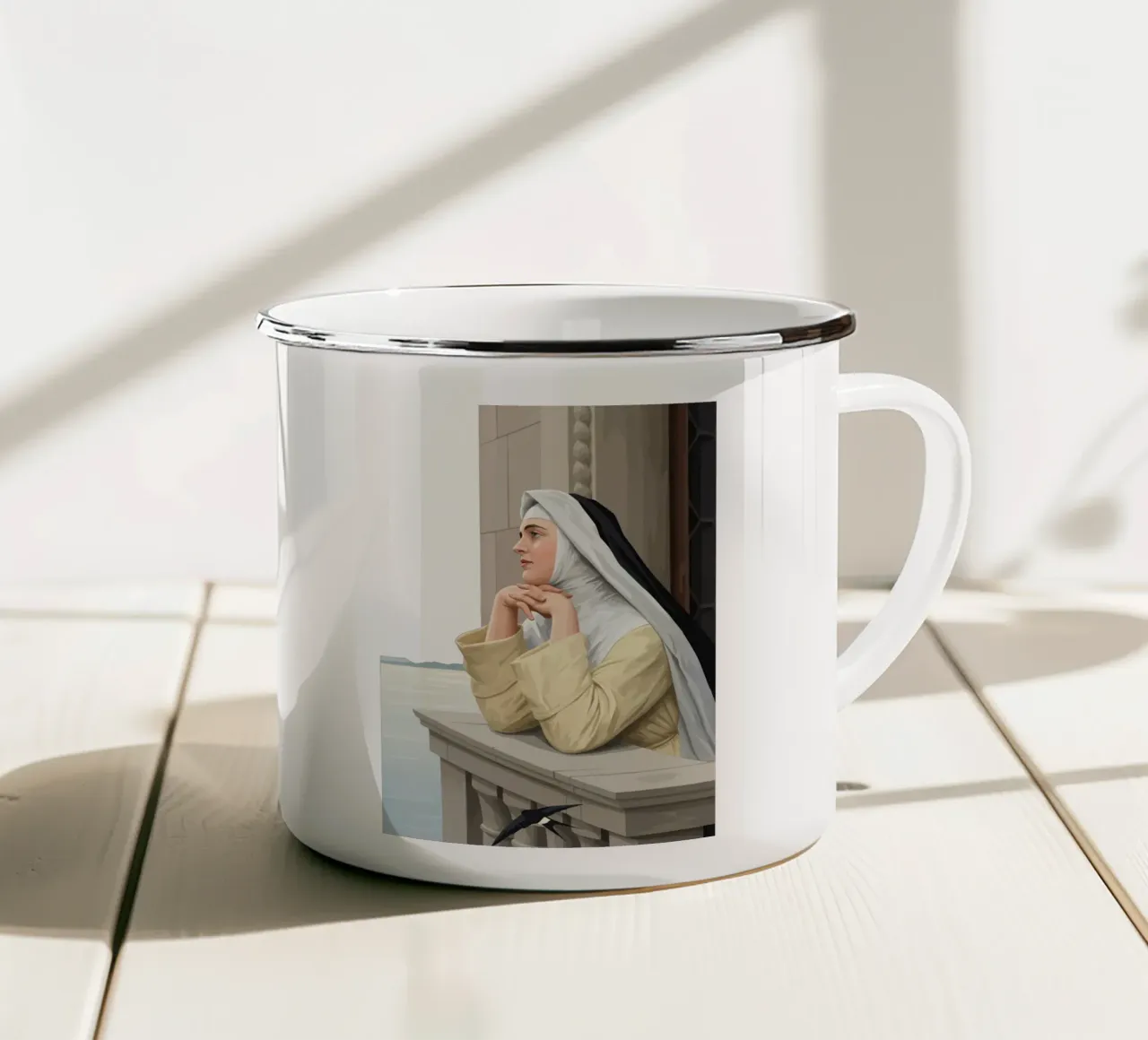 Le creature di Dio tazza in smalto da Low Profile