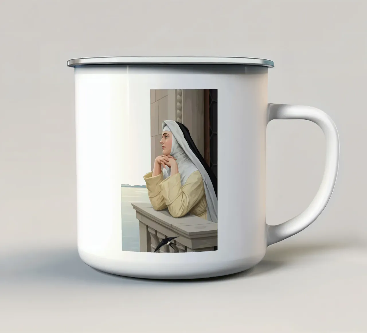 Le creature di Dio tazza in smalto da Low Profile