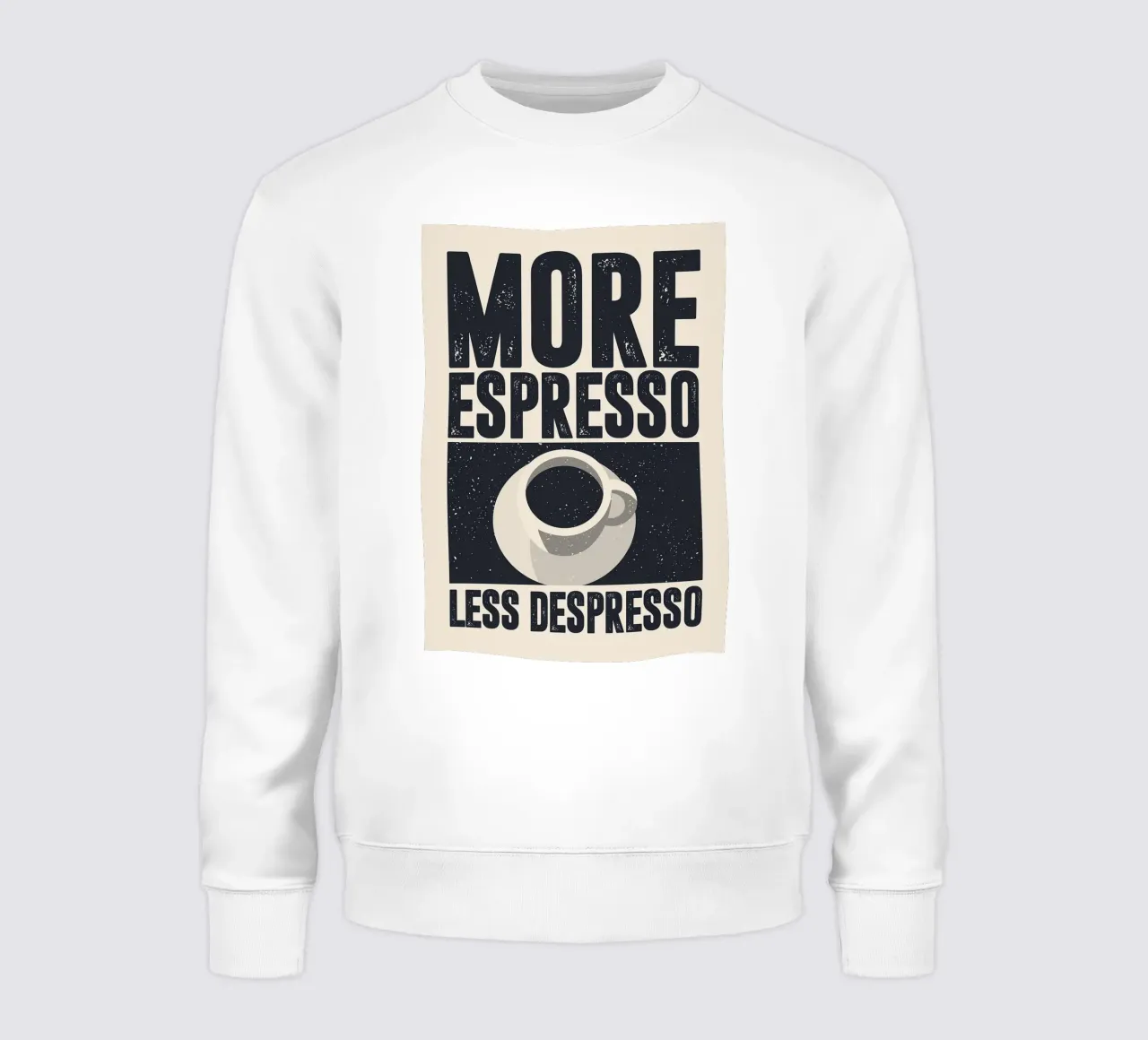 More Espresso, Less Despresso felpa da apple crumble