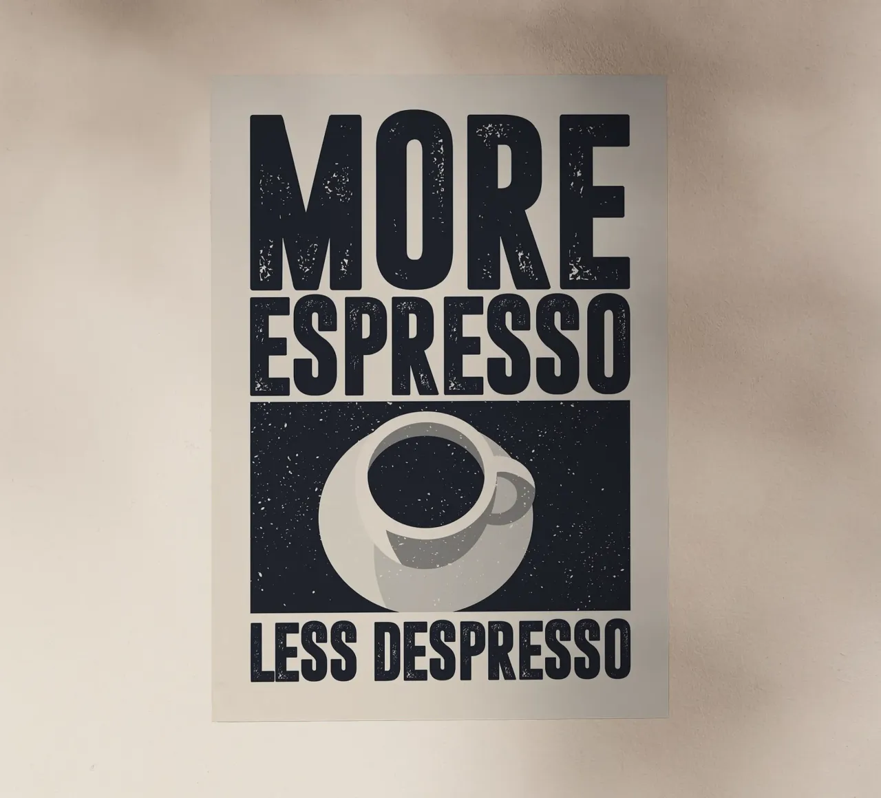 More Espresso, Less Despresso pellicola backlit da apple crumble