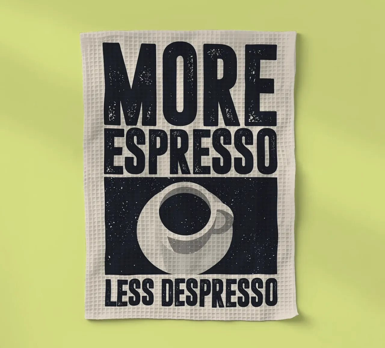 More Espresso, Less Despresso canovaccio da cucina da apple crumble