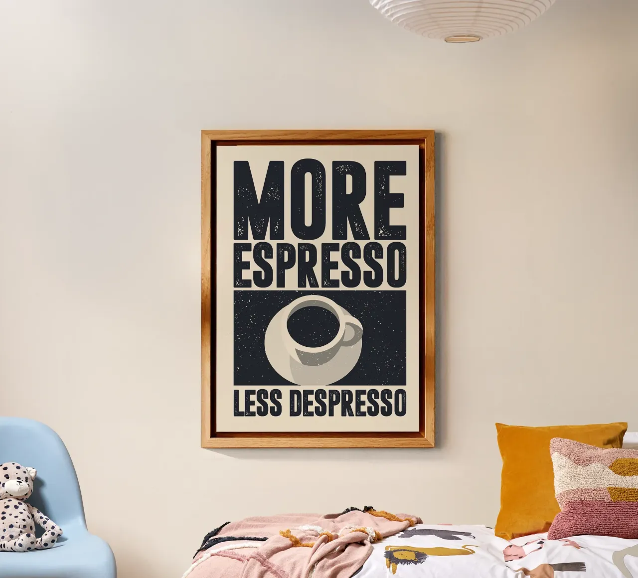 More Espresso, Less Despresso alluminio dibond da apple crumble