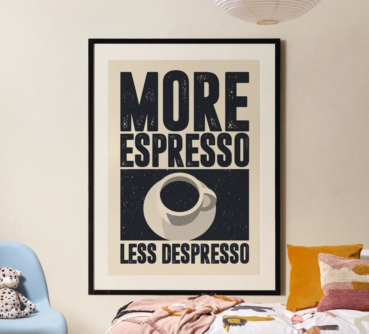 More Espresso, Less Despresso carta hahnemühle da apple crumble