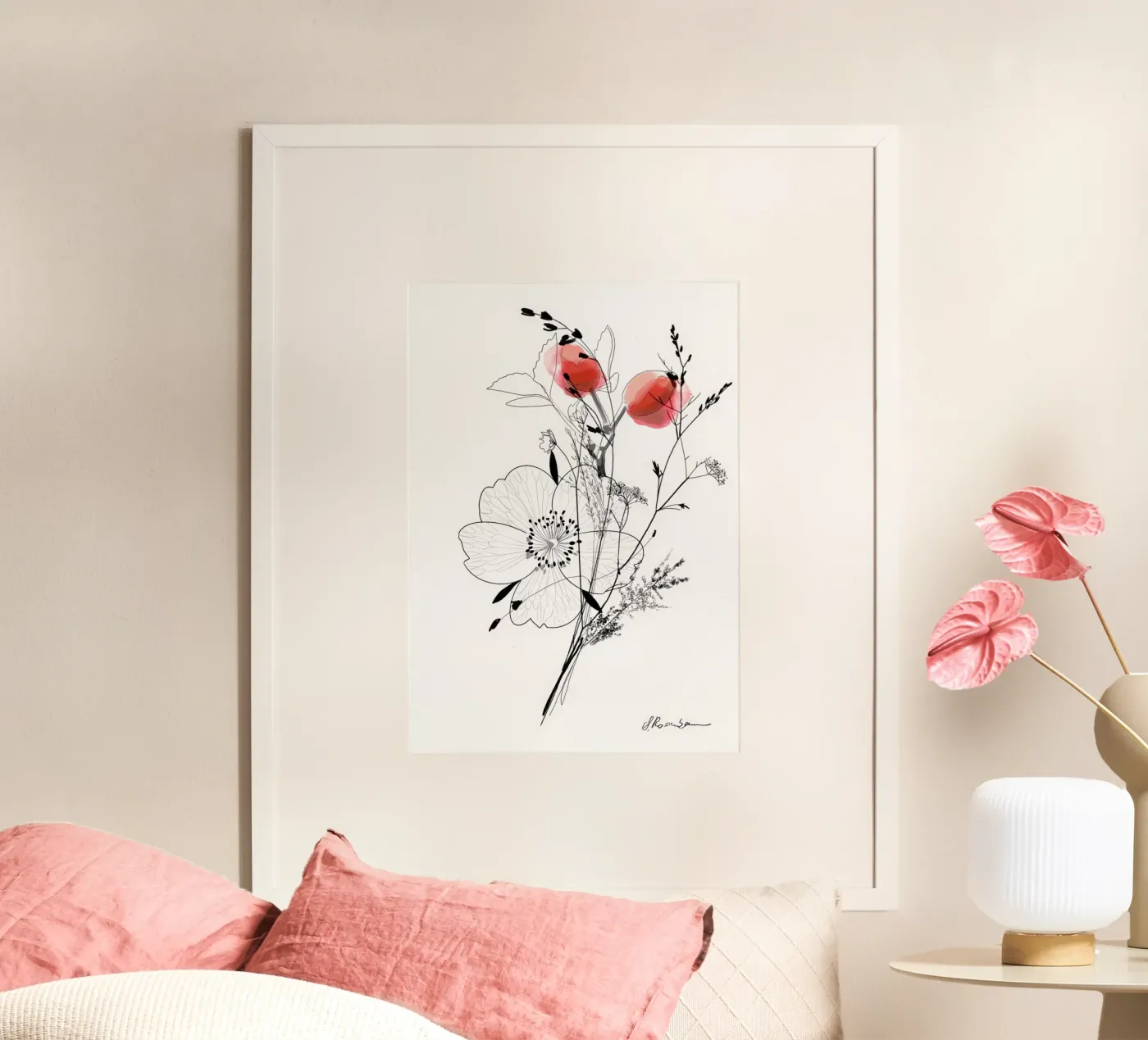 Wildrose poster van SaraRosenbaum