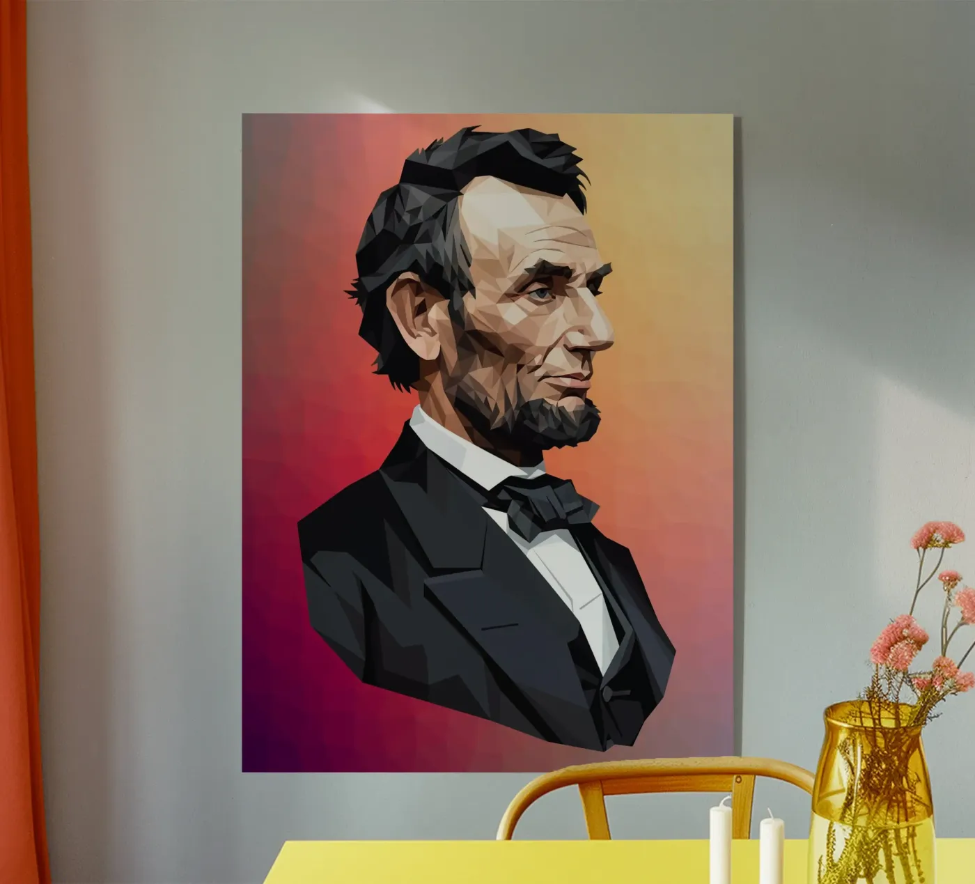 "Abraham Lincoln" plexiglass da Low Profile
