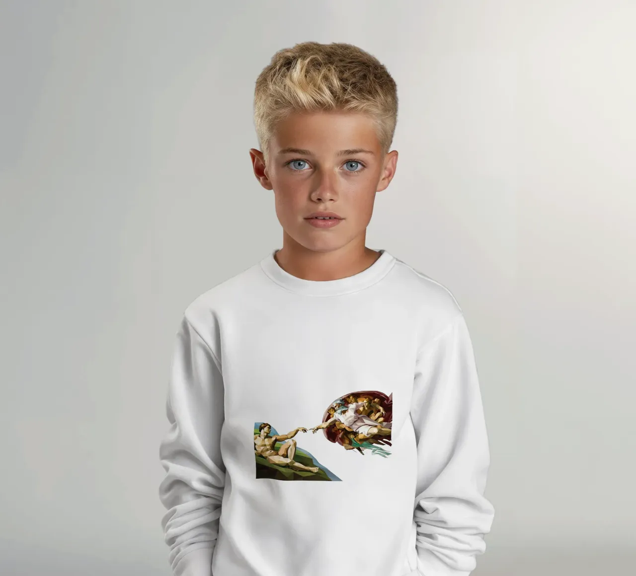 Creazione di Adamo Low Poly felpa bambino da Low Profile