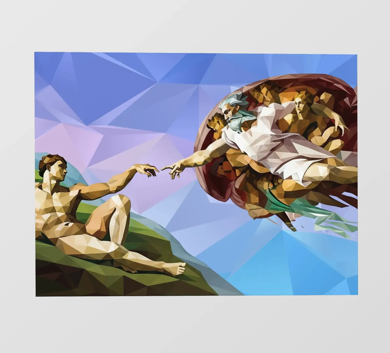 Creazione di Adamo Low Poly telo in pvc da Low Profile