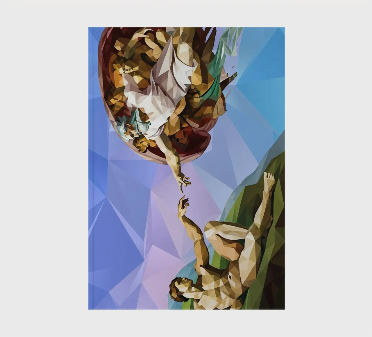 Creation of Adam Low Poly notebook by Low Profile