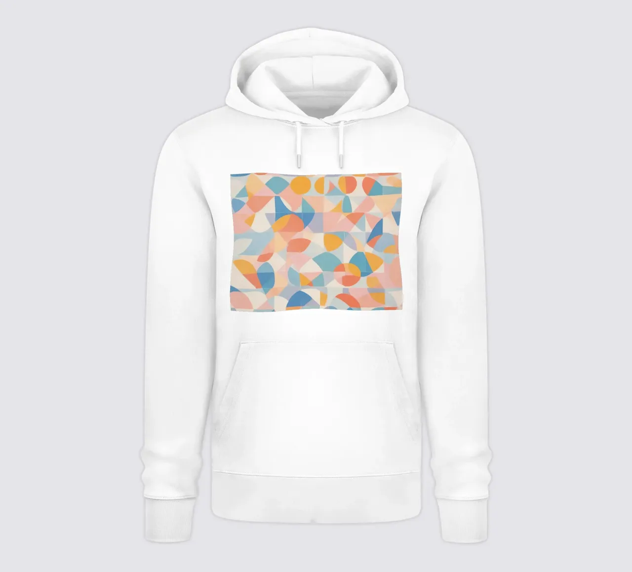 Forme geometriche astratte tranquillizzanti felpa con cappuccio da DesignDoodle