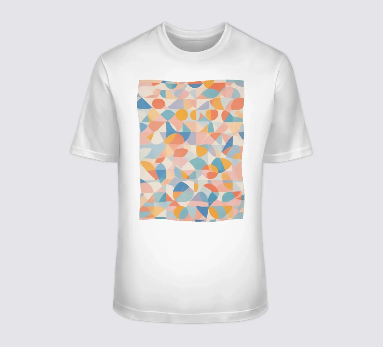 Calming Abstract Geometric Shapes Patterns t-shirt by DesignDoodle
