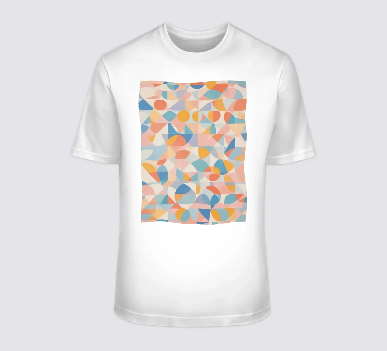 Calming Abstract Geometric Shapes Patterns t-shirt by DesignDoodle