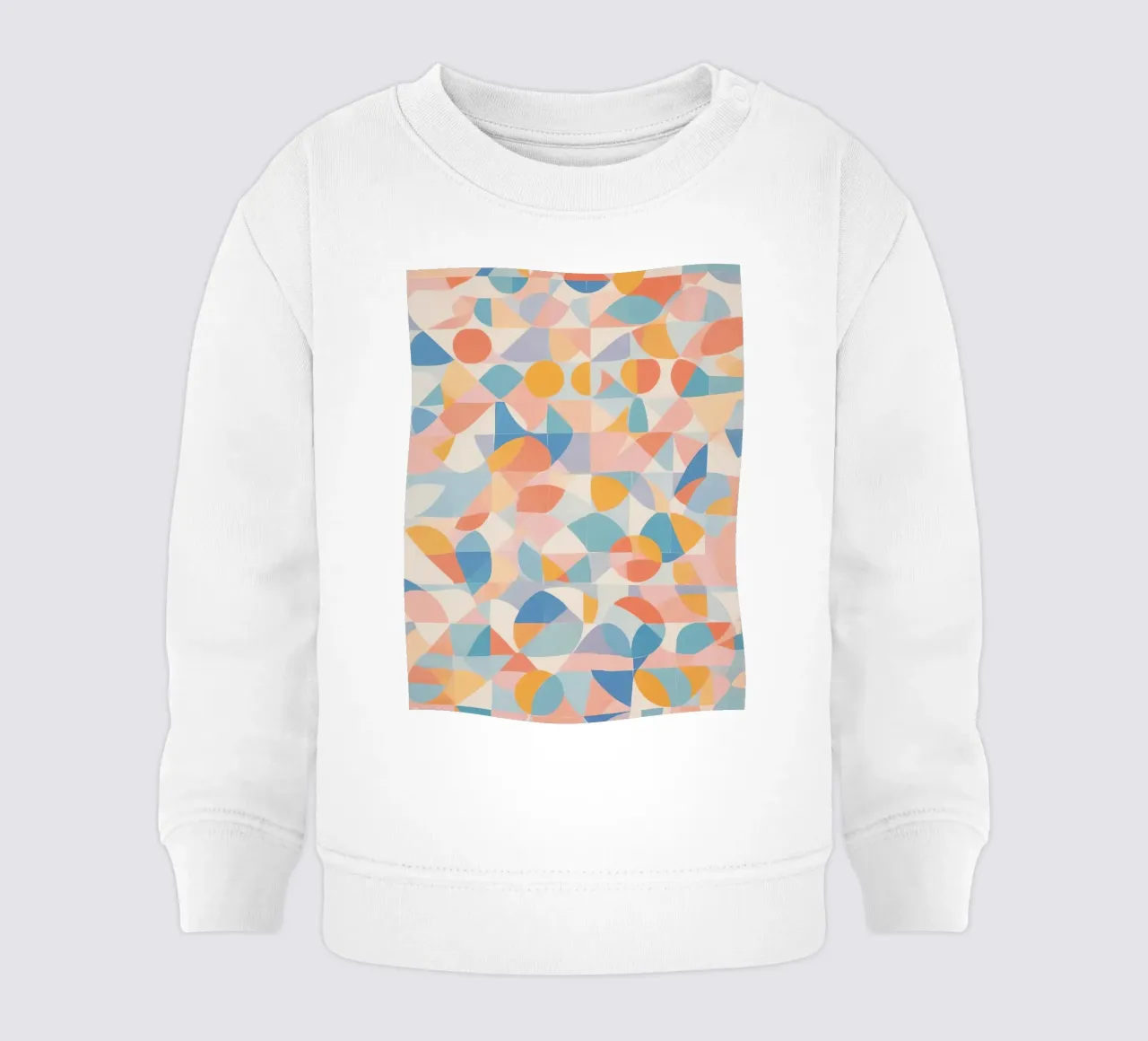 Forme geometriche astratte tranquillizzanti felpa neonato da DesignDoodle