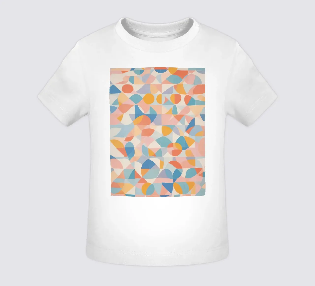 Forme geometriche astratte tranquillizzanti maglietta neonato da DesignDoodle