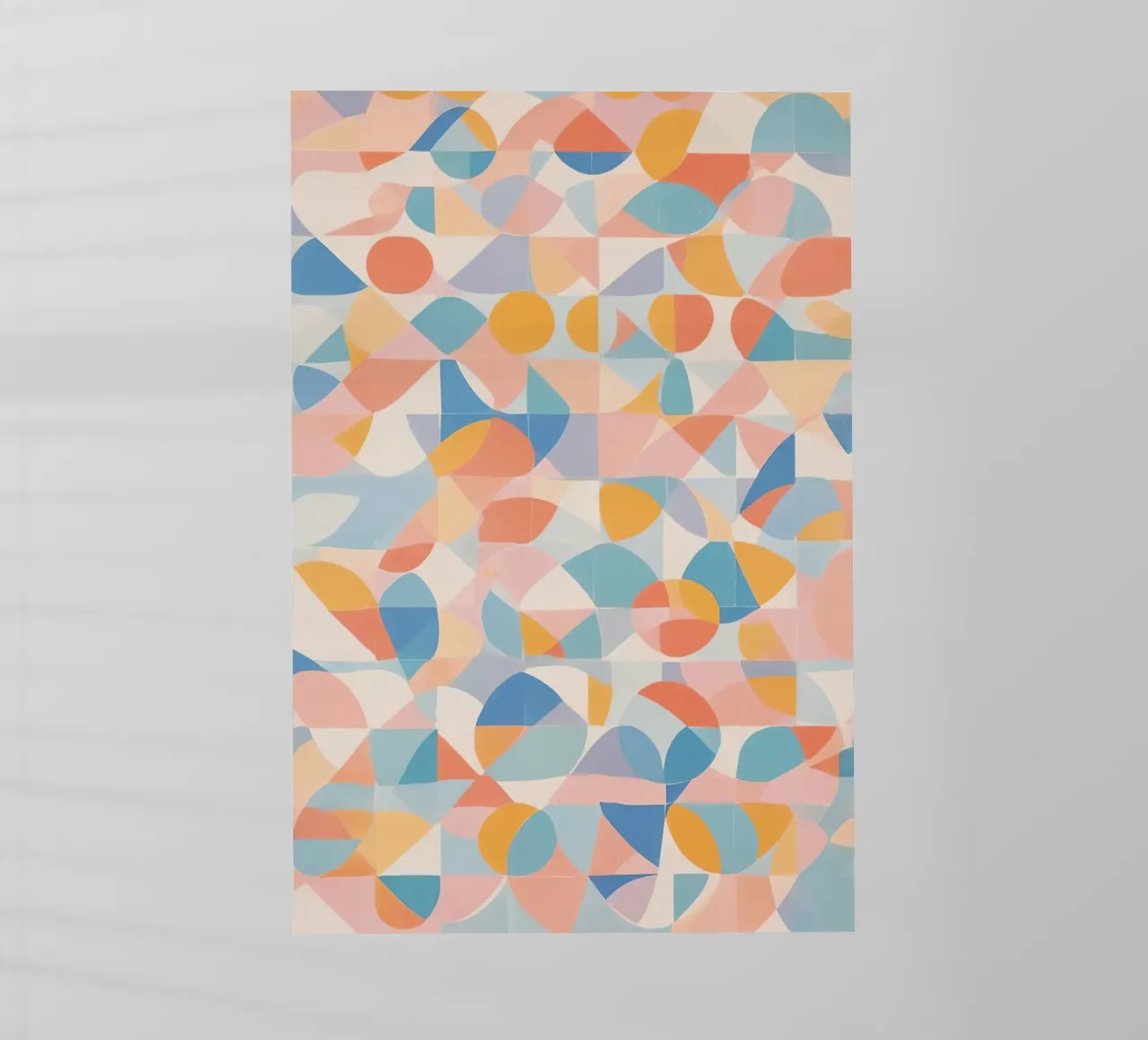 Calming Abstract Geometric Shapes Patterns backlit film by DesignDoodle