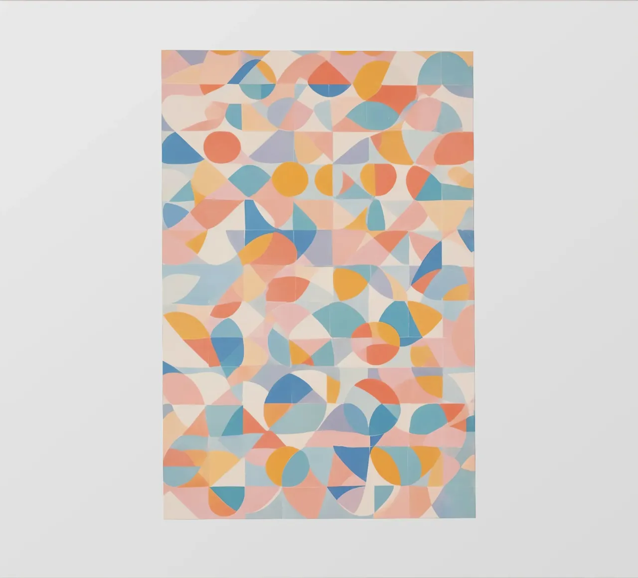 Calming Abstract Geometric Shapes Patterns backlit film by DesignDoodle