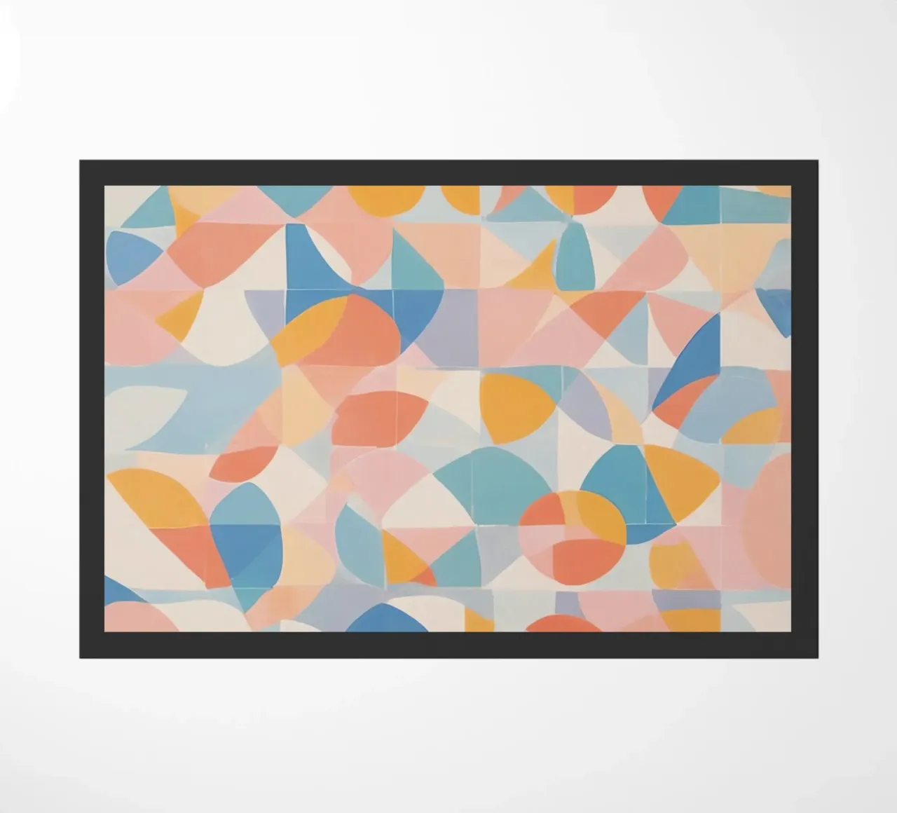 Forme geometriche astratte tranquillizzanti zerbino da DesignDoodle