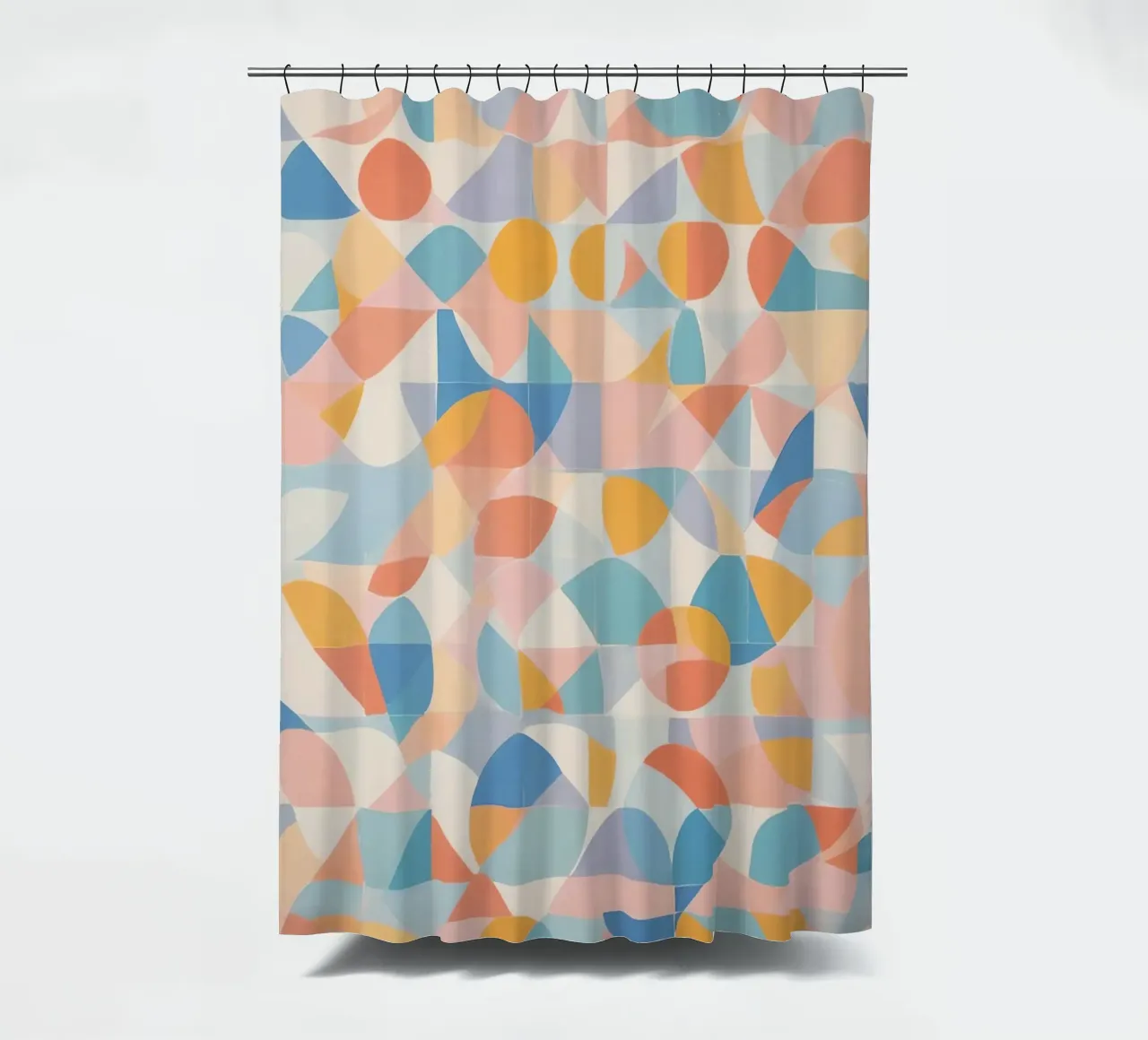Forme geometriche astratte tranquillizzanti tenda da doccia da DesignDoodle
