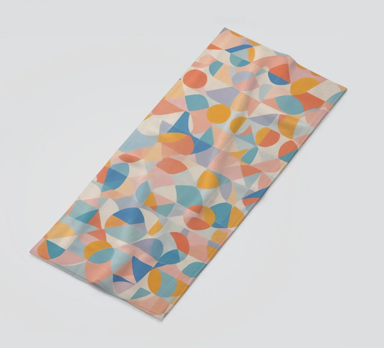 Forme geometriche astratte tranquillizzanti telo mare da DesignDoodle