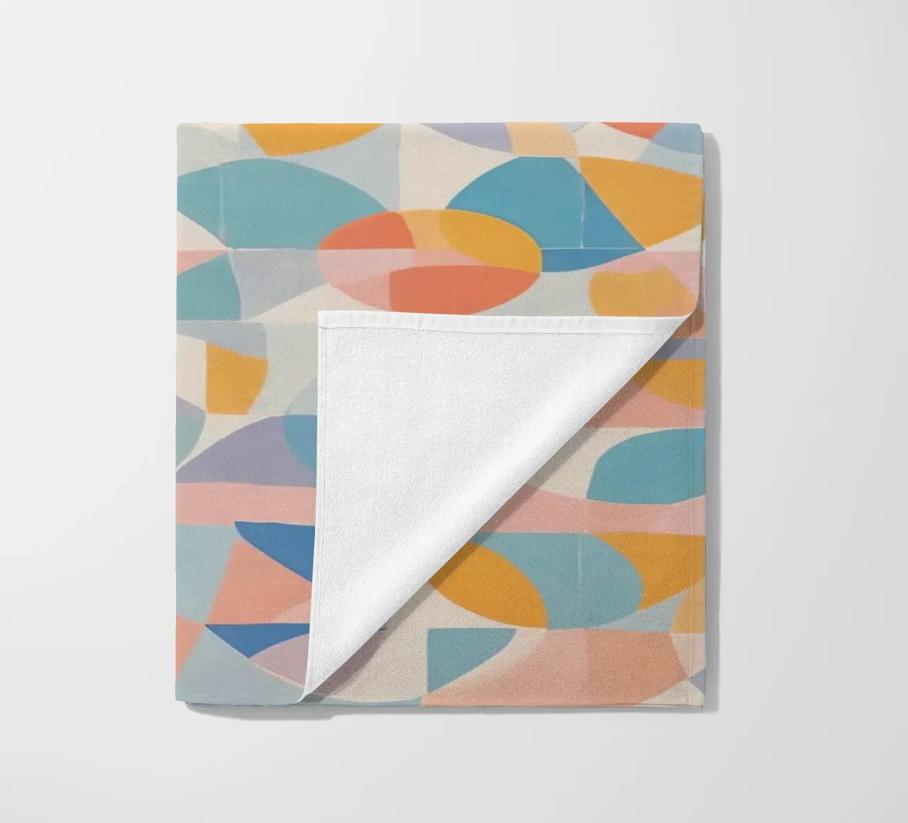 Forme geometriche astratte tranquillizzanti telo mare da DesignDoodle