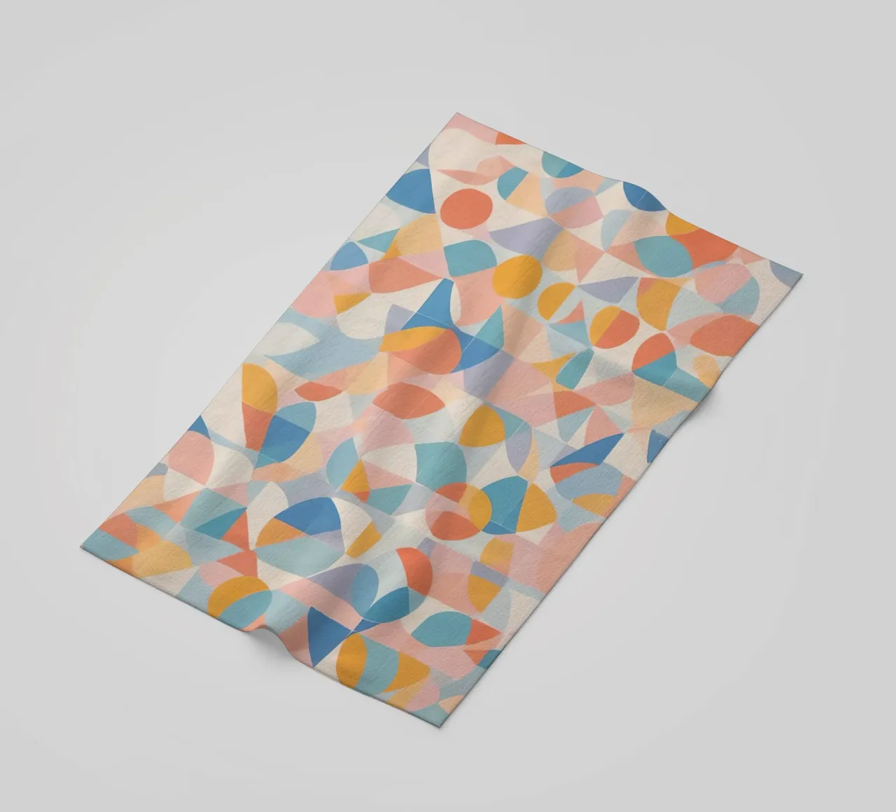 Forme geometriche astratte tranquillizzanti telo mare da DesignDoodle