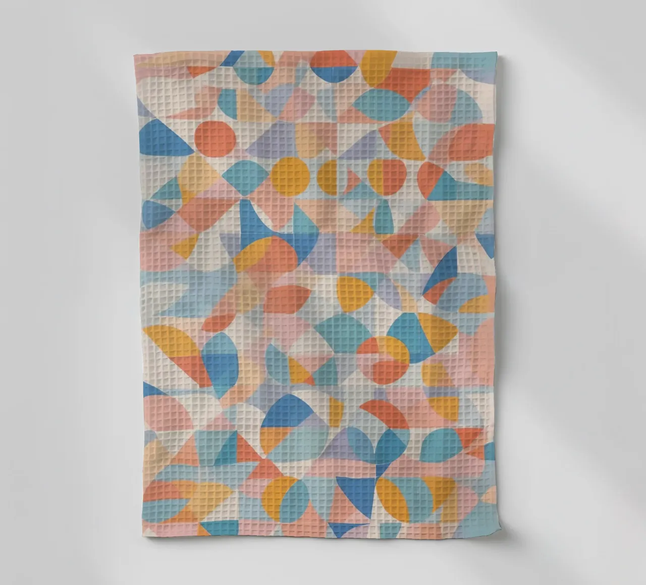 Beruhigende Abstrakte Geometrische Formen Muster Geschirrtuch von DesignDoodle