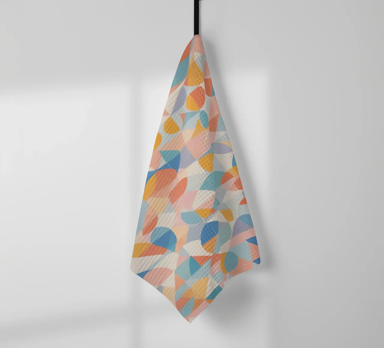 Beruhigende Abstrakte Geometrische Formen Muster Geschirrtuch von DesignDoodle