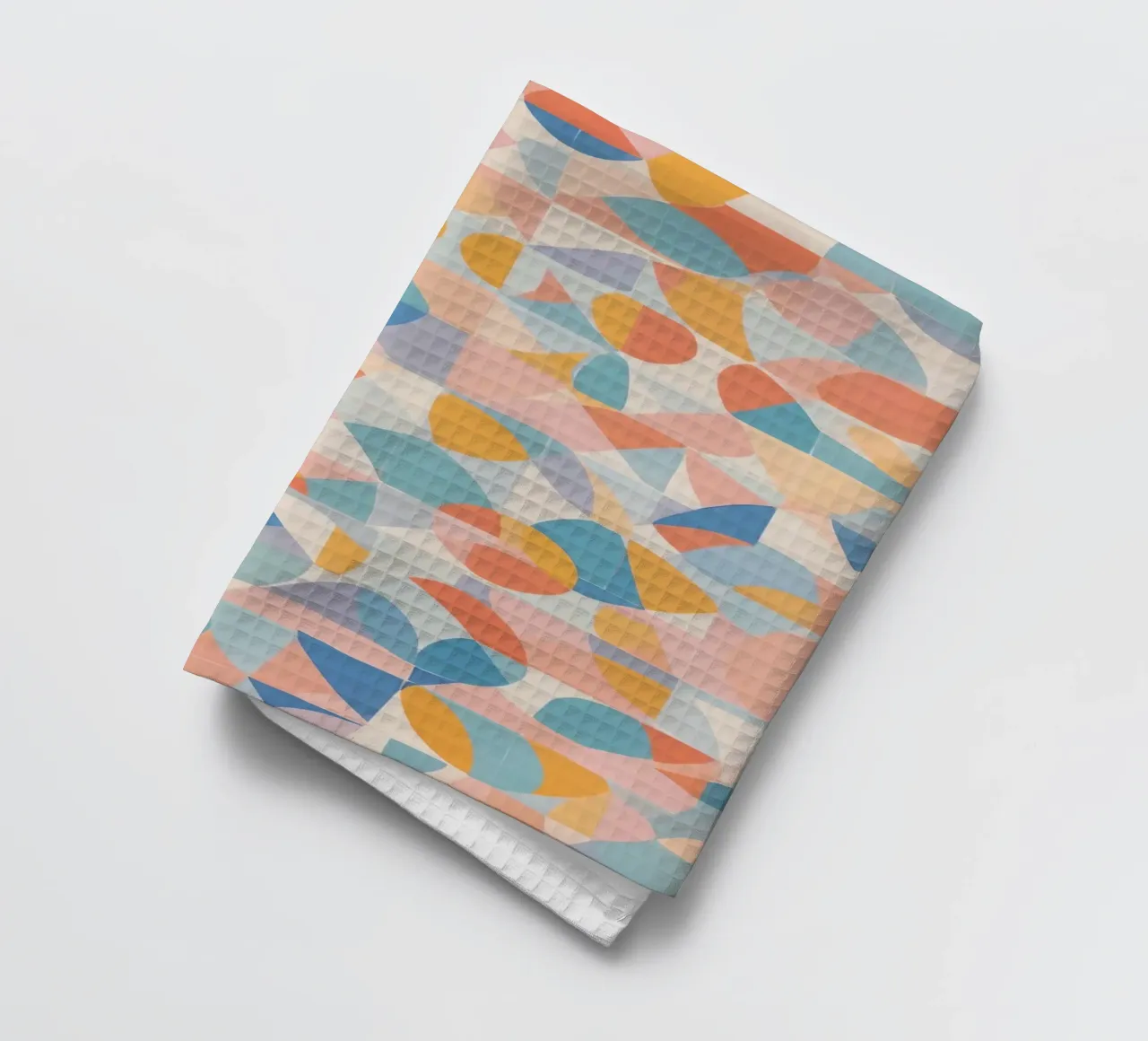 Beruhigende Abstrakte Geometrische Formen Muster Geschirrtuch von DesignDoodle