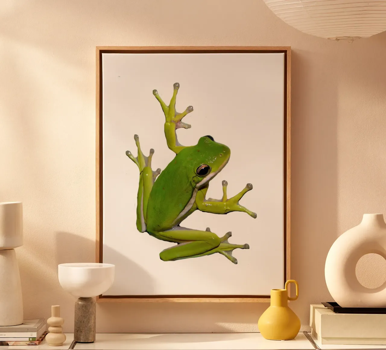 Frog canvas by Brook Soul King