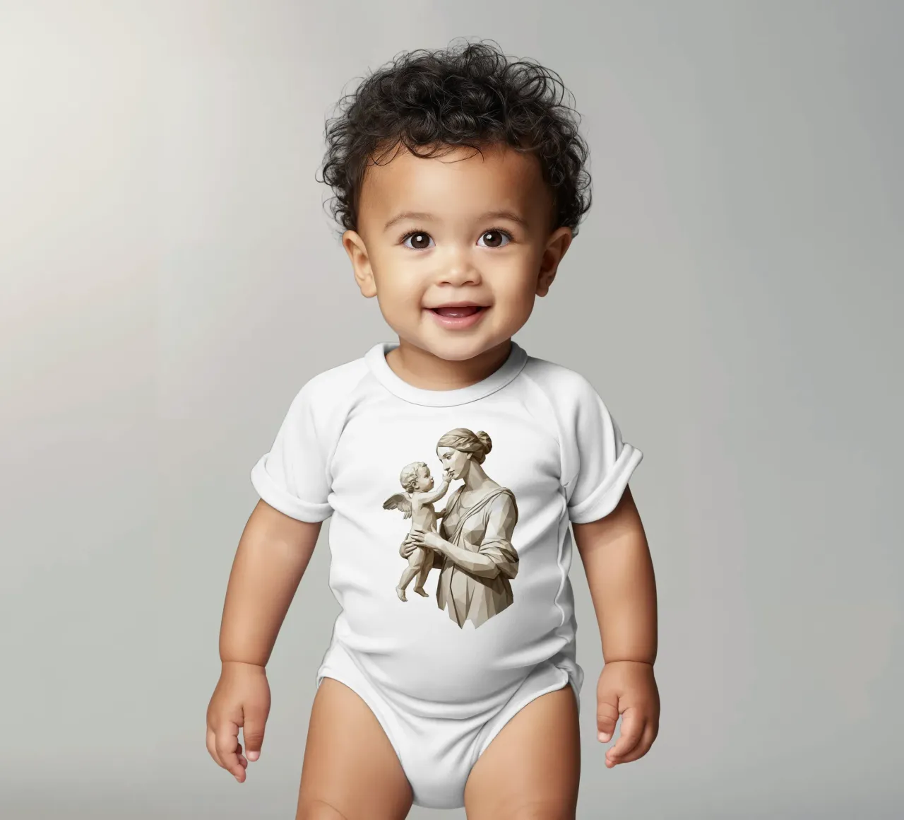 Venere e amore Low Poly body neonato maniche corte da Low Profile