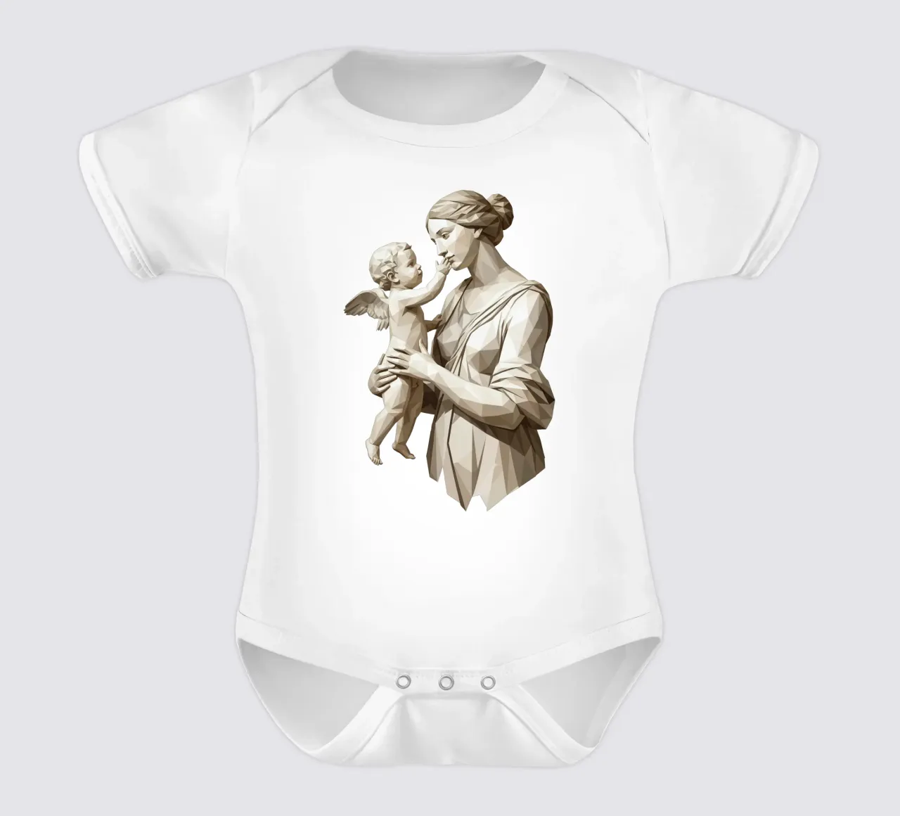 Venere e amore Low Poly body neonato maniche corte da Low Profile