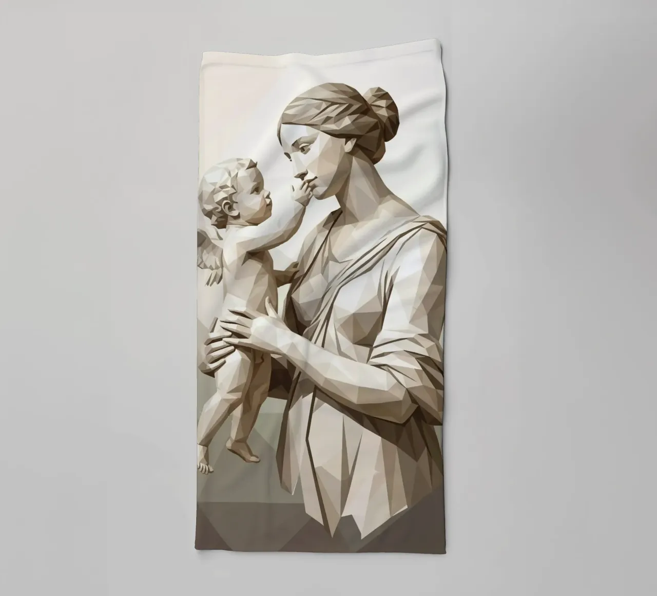 Venere e amore Low Poly asciugamano da bagno da Low Profile