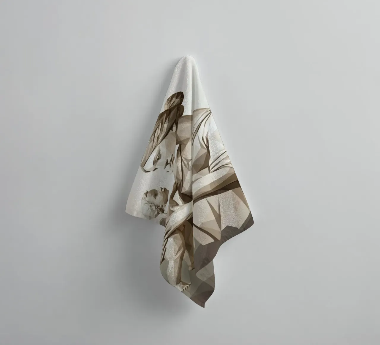Venere e amore Low Poly asciugamano da bagno da Low Profile